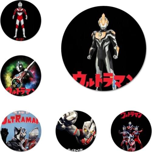 Anime ultraman black Badge Brooch Pin Accessories For Clothes Backpack Decoration gift