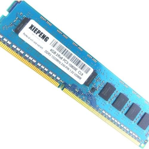 For Dell PowerEdge R520 R610 R620 R715 R720 T310 T610 RAM 8GB DDR3 1333MHz Unbuffered DDR3-1333 ECC 4GB 2Rx8 PC3-10600E Memory