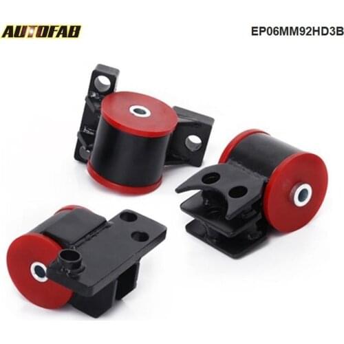 FOR HONDA CIVIC 92-95 EG EJ EG6 EJ1 D TO B-SERIES B16 B17 B18 SWAP ENGINE MOUNT KIT AF-EP06MM92HD3B