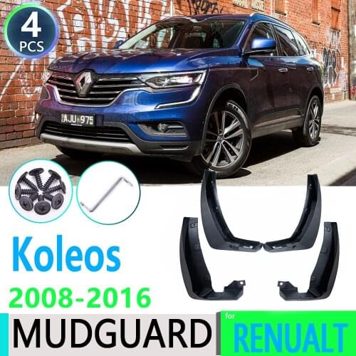 For Renault Koleos 1 2008~2016 2009 2010 2011 2012 2013 2014 Car Fender Mudguard Mud Flaps Guard Splash Flap Car Accessories