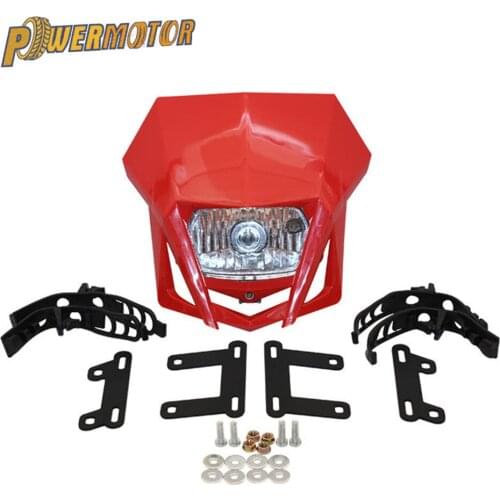 Motorcycle Headlamp Fairing Headlight Head Lamp Moto For HONDA XR CRF 150 230 250 450 Dirt Bike Motocross