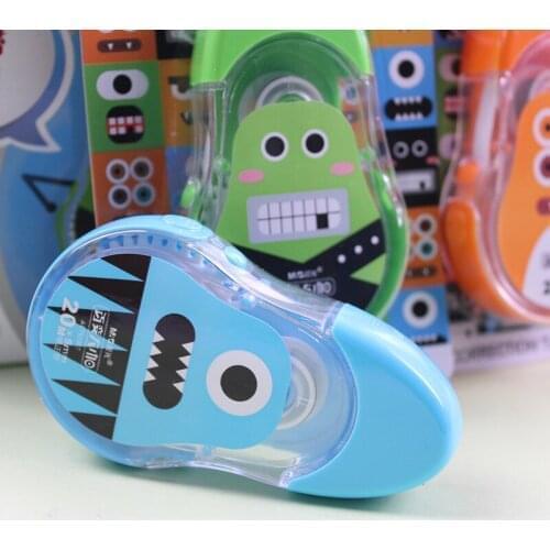 12pcs/lot Creatice robot correction tape long 20m Kids gift stationery Office School supplies Corrective papeleria G209
