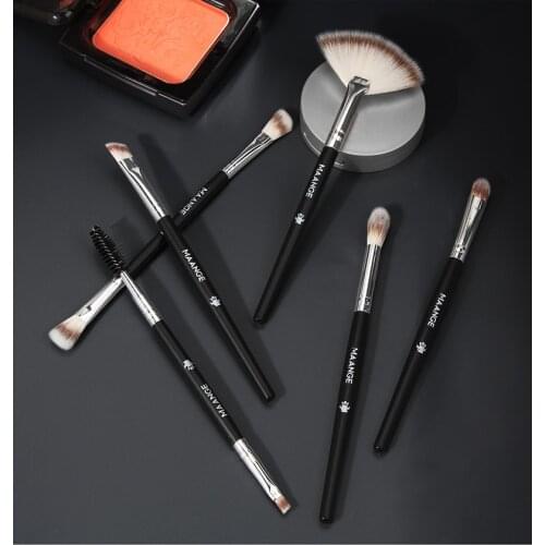 12Pcs Makeup Brush Set Professional Eye Shadow Eyebrow Highlight Brush Double-head Easy To Use Eye Makeup Tool Set TSLM1