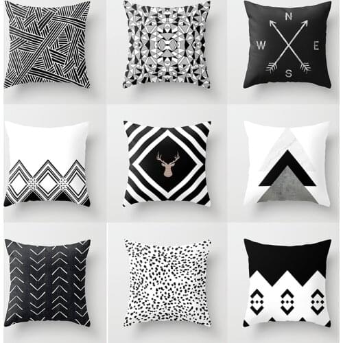 Customized Nordic Geometry Throw Pillow Case Herringbone Cushion Covers for Home Sofa Chair Decorative Pillowcase