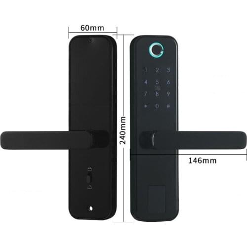 New simple remote fingerprint lock password lock smart lock anti-theft door lock magnetic card WeChat open lock system wholesale