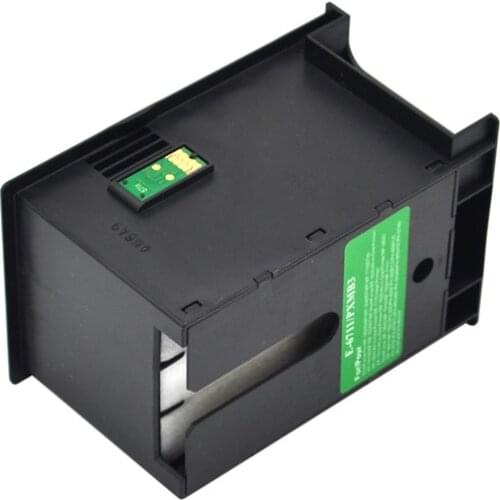 1pc For Epson T6711 Compatible Ink Maintenance Box Waste Ink Container with chip WorkForce 3010 3520 3640 4730 7110 7210 7510