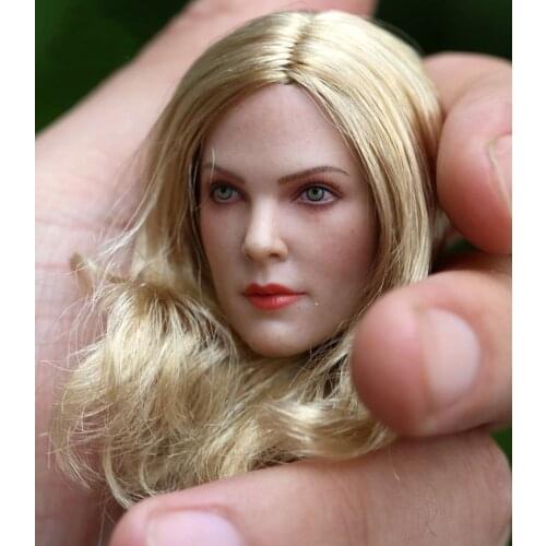 [wamami] 1:6 Scale Gt Toys Female Woman Head Sculpt Blonde Wig For 12" Female Body