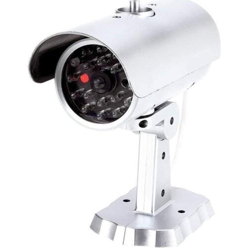 Home Security LED Bullet Flashing Light Fake Camera Waterproof Home Security Lifelike Wifi CCTV Video Flashing Led Light