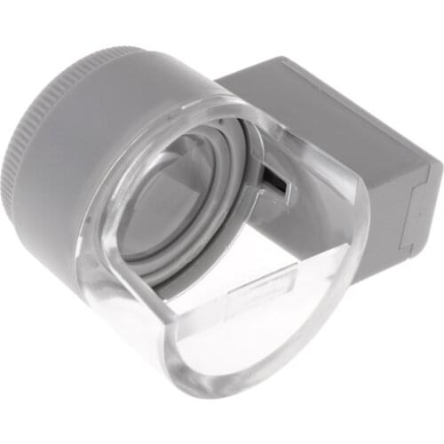 8X Adjustable Stand Bright Magnifier Glass With LED Light Scale Magnifier Tool U4LA