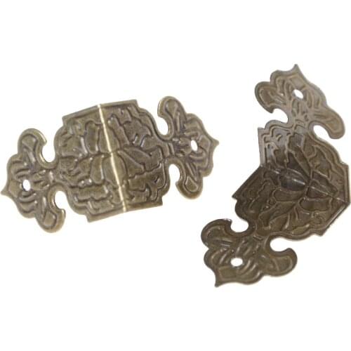 12pcs Wooden Box Feet Furniture Corner Protector Decorative Decorative Corner Bracket for furniture Corbel Furniture Fittings