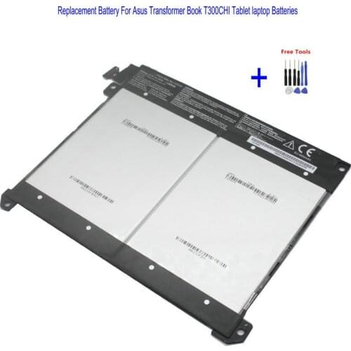 1x Genuine 5000mAh / 38Wh C21N1421 Tab Replacement Battery For Asus Transformer Book T300CHI Tablet laptop Batteries + Tools