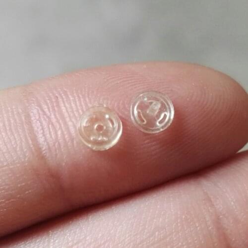 20/100pcs 4MM Mini BJD Buckle Buttons DIY Handmade Doll Button Invisble Snap BJD Blyth Doll Clothing Accessories