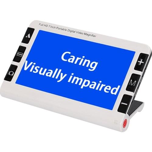 7 inch LCD portable digital magnifier Low Vision Video Magnifier electronic reading aid, Digital Handheld Magnifier