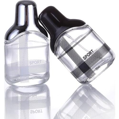 Exquisite 30ml glass perfume bottle atomizer and repeatable atomizer gift cosmetic packaging box can be filled with perfume