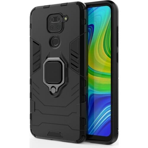 For Xiaomi Redmi 10x 4g Case Luxury Ring Back Cover Stand Armor Shockproof Case For Xiaomi Redmi Note 9 Full Phone Cases