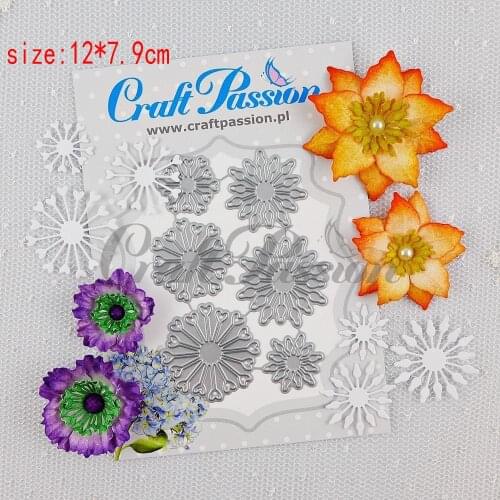 Sirius Blooming petals Metal Cutting Dies and Stencil Template for DIY Scrapbooking Photo Album Embossing Decorative Cards