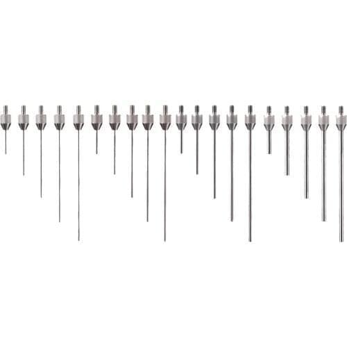 M2.5 Thread Stainless Steel Long Pin Contact Pointed Indicator Probe for Digital or Dial Indicators Height Gauge