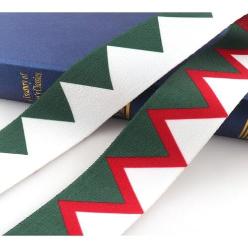 5Yards 50mm Width Polyester/Cotton Webbing White Green Red Color Strap Bag Belt Garment Decoration Sewing Accessories