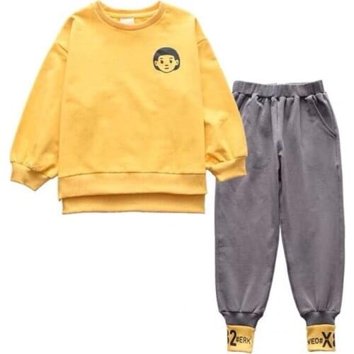 MIEMBRO Autumn Children Clothing Sets Set Kids Boy Girls School Uniform Clothes Fall Sport Suits For Boys Outfit Jogging Enfant