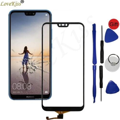 P20Lite Front Panel For Huawei P20 Lite ANE-L21 ANE-LX1 LX3 Nova 3e Touch Screen Sensor LCD Display Digitizer Glass Cover Repair