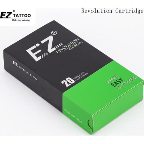 RCT1205M1-1 EZ Revolution Cartridge Needles # 12 Magnum Textured L- Taper Rotary Tattoo Machine Supply 20 pcs Box