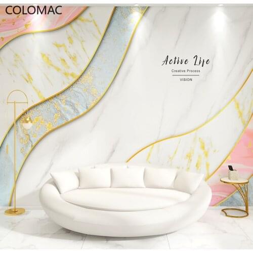 Colomac Custom Clothing Store Geometric Light Luxury Wallpaper Beauty Salon Cashier Background Mural Wall Decor Drop Shopping