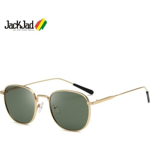 JackJad 2020 Fashion Vintage Round Metal Style Sunglasses Top Metal Classic Retro Brand Design Sun Glasses Oculos De Sol 2036