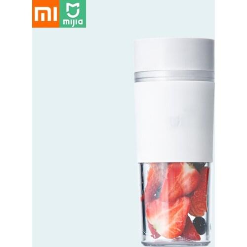 XIAOMI MIJIA 300mL Portable Juicer Cup Wireless Juicers Fruit Cup USB Grinder Blenders Kitchen Quick Juicing Extractor Machine