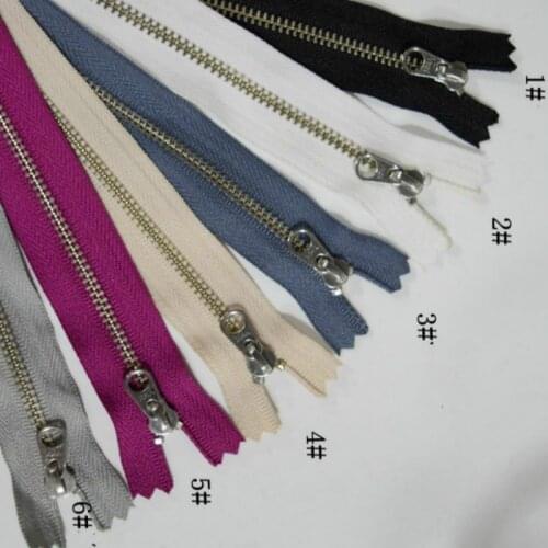 10 PCS/LOT Ykk Zipper Metal CLOSE END for BOOTS Handags Pockets Collars Tailor Clothing Sewing Accessories