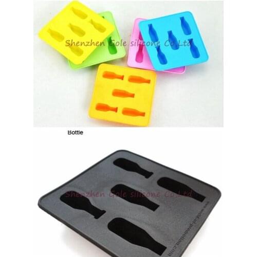 100pcs Bottle Mold Silicone Mold Cooking Tools Cookie Cutter Ice Molds Ice Trays Ice Cream Tools Ice Cube Tray Silicone Tools