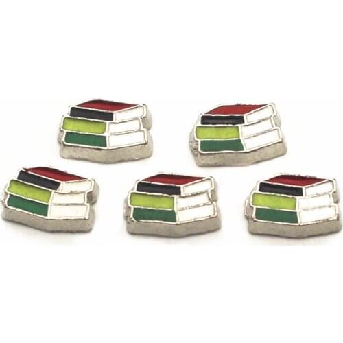 12pcs/lot Charms book Floating Charms for Floating Memory charms Lockets DIY Jewelry