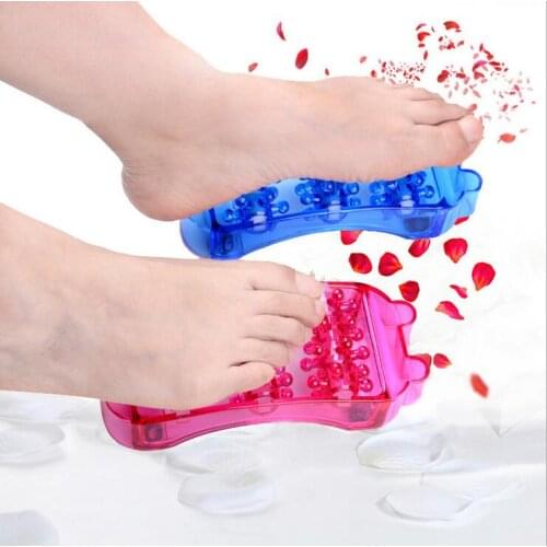 2Pcs / lot Mini Plastic Foot Massager Foot Foot Roller Massager
