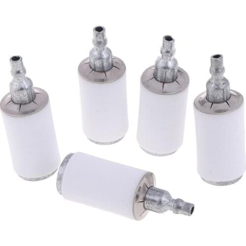 5Pcs Gas Fuel Filter Craftsman Trimmer Chainsaw Blower For Weedeater Poulan