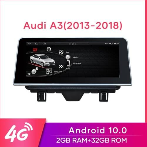 MCWAUTO For Audi A3 2013-2018 8.8 inch Touch Screen Car Stereo Radio Monitor Android 10 Car Multimedia Player GPS Navigation