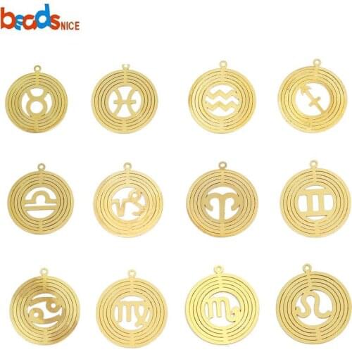 Женские кулоны знаки зодиака Beadsnice China At AliExpress