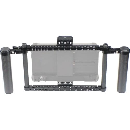 BGNing 7 Inch Monitor Cage for Atomos Ninja Inferno / Shotgun 7 Monitor Protective Cage With 1/4"-20 & 3/8"-16 Mounting Holes