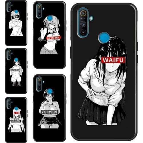 Sugoi Senpai Anime waifu Case For OnePlus 8 Pro 9 Pro Nord 7T 8T 9R Cover For Realme C21 C15 C11 C3 GT Q3 6 7 8 Pro
