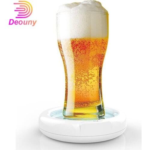 DEOUNY Sonic Foamer Machine Wine Decanter Ice Beer Bubbler Maker Home Creative Party Cocktail Shake Bar Accessories Barware