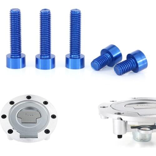 For YAMAHA FJR1300 FZ6R FAZER8 FA8N SUPER TENERE NIKEN R1 R1M R1S FJ 09 TRACER 900 Petrol Gas Tank Cover Fuel Cap Bolts Screws