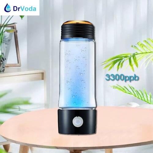 2020 New Nano High Hydrogen-Water-Generator SPE PEM Quantum Ionizer Bottle 3300ppb Can Breath Hydrogen Gas Self-cleaning Mode