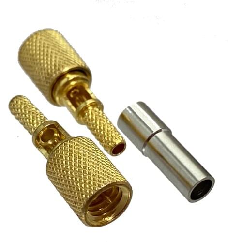 10pcs Connector Microdot 10-32UNF male RG174 RG316 RG188 for Ultrasonic Flaw Detector