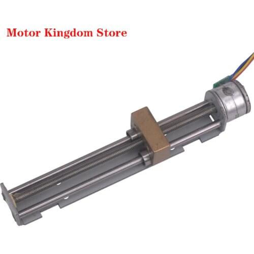 Stroke 80mm All metal Linear actuator Stepper Motor 15mm Micro 2-phase 4-wire Step Motor DIY XYZ 3D printer