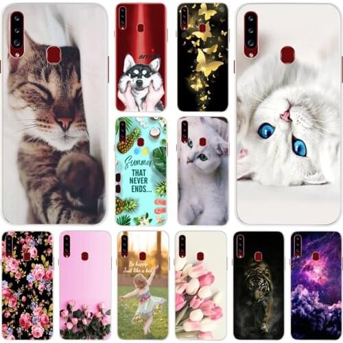 Luxury Soft Silicone Phone Case For Samsung Galaxy A20s A40S Case Transparents Cute Cover For Samsung A40S SM-M305F A 20S A207F