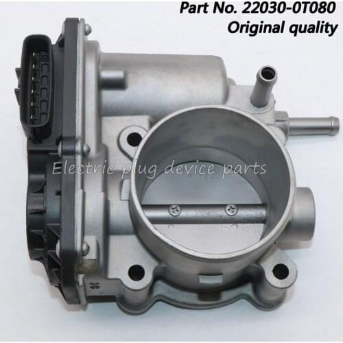 OE#22030-0T080 Throttle Body Valve for Toyota Corolla Matrix 1.8L Scion iM 2ZRFE 22030-0T040 22030-37010 22030-37050 22030-0T100