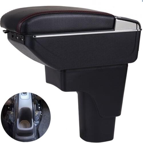 For Datsun GO Armrest Box GO Plus Universal Car Central Armrest Storage Box cup holder ashtray modification accessories