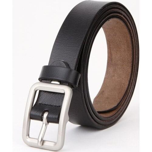 New Luxury Women Belt Genuine Leather Female Luxury Strap Square Pin Buckle Cowhide Belts for Women Dress Jeans Lady Waistband