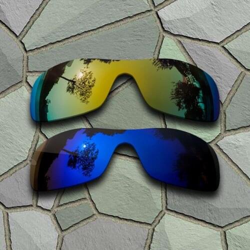 Yellow Golden&Violet Blue Sunglasses Polarized Replacement Lenses for Oakley Antix