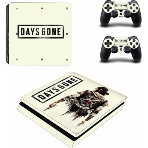 Days Gone PS4 Slim Stickers Play station 4 Skin Sticker For PlayStation 4 PS4 Slim Console & Controller Skin Vinyl
