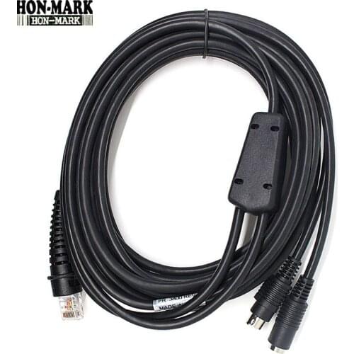 HON-MARK 3800G Scanner 5M PS/2 Keyboard Wedge Cable For Honeywell 3800G 4600G 4820G Barcode Scanner Reader