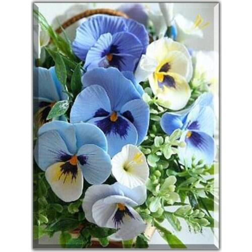 Diamond Painting Sale Flowers Rhinestones Pictures Diamonds Mosaic Cross Stitch frameless Embroider Full Square/round Decoration